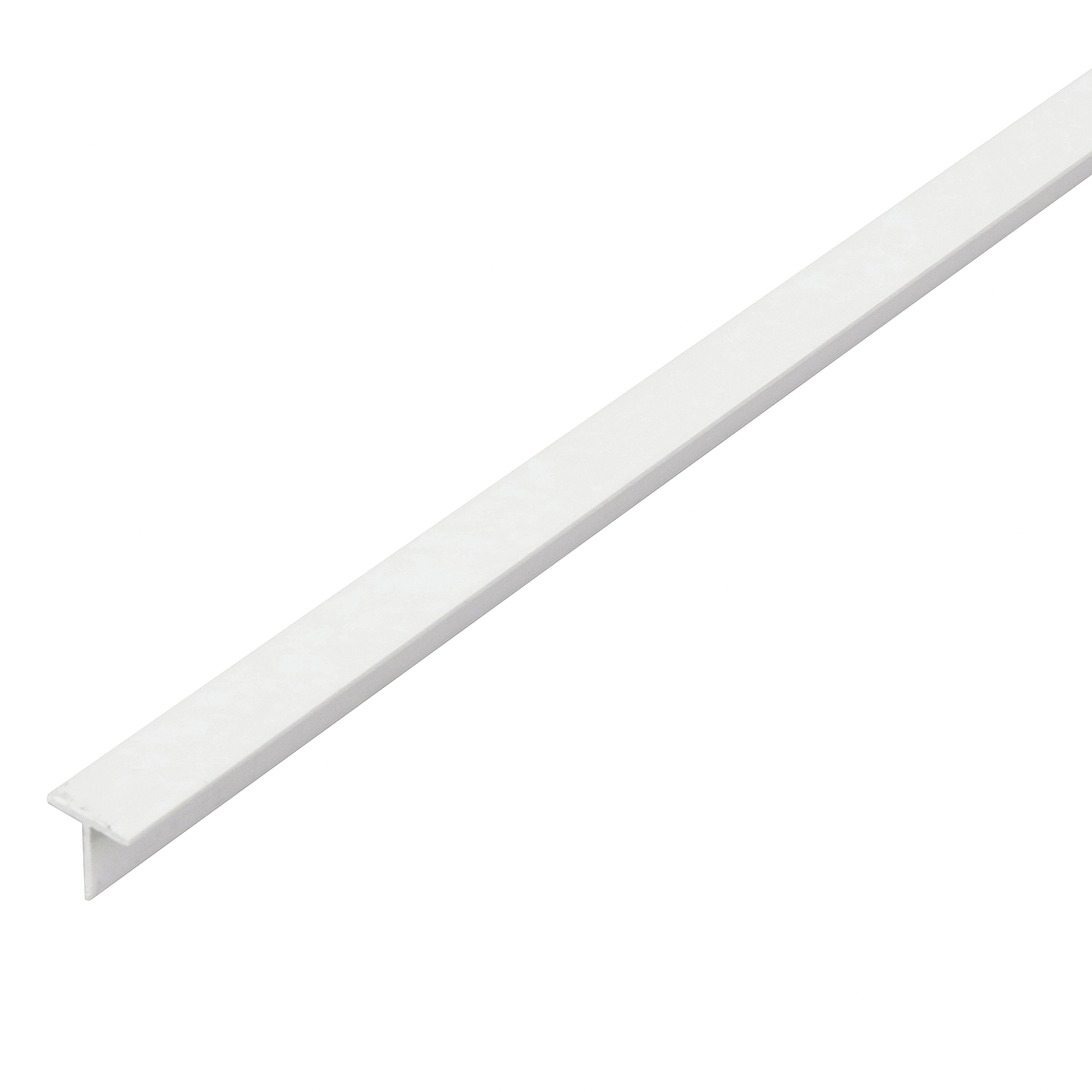 Perfil T PVC 1m x 15mm Branco Tecnoperfil