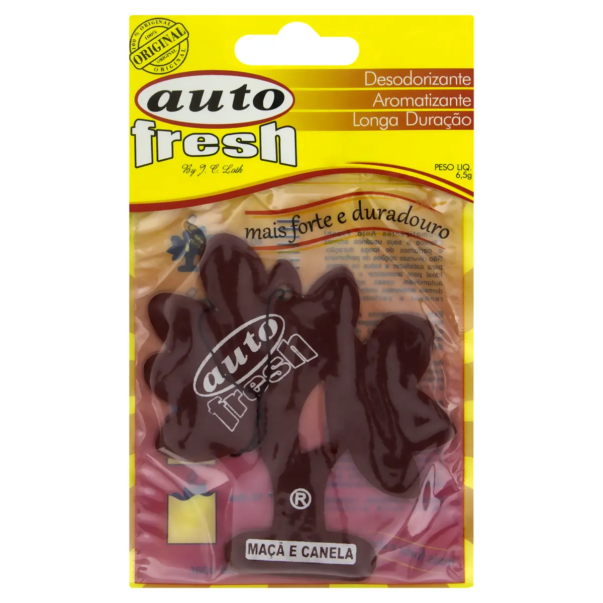 Aromatizante Maçã E Canela Auto Fresh Pacote 6,5g
