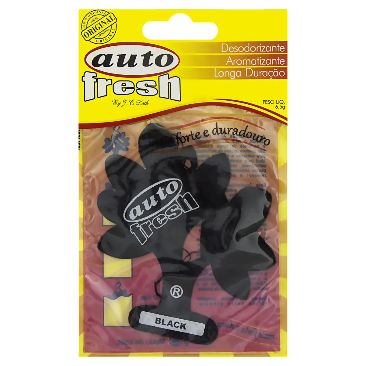 Aromatizante Black Auto Fresh Pacote 6,5g