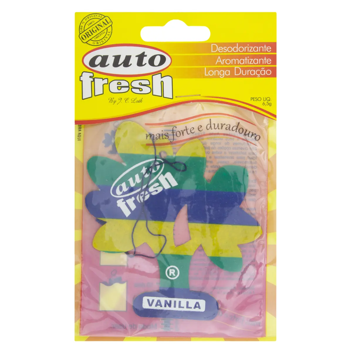 Aromatizante Vanilla Auto Fresh Pacote 6,5g