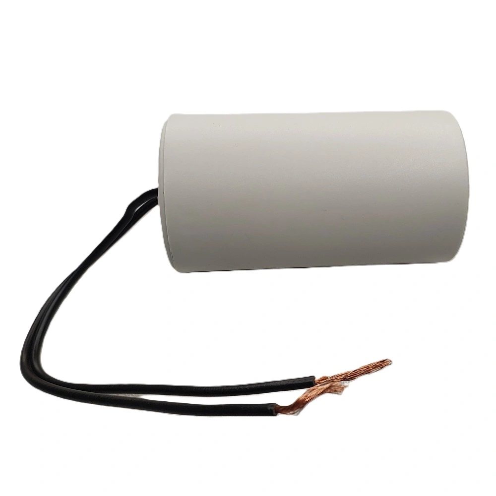 Capacitor Permanente 40uf 250vca Saída Fios Caneca Plástica