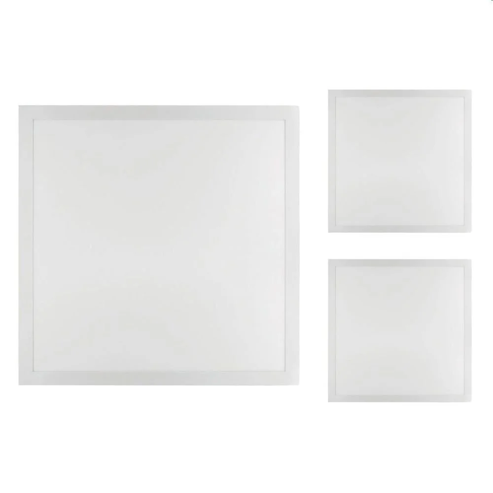 3 Painel De Led Save Energy Quadrado De Sobrepor 36w Bivolt Branco 3000k Luz Amarela 3000k Luz Amarela
