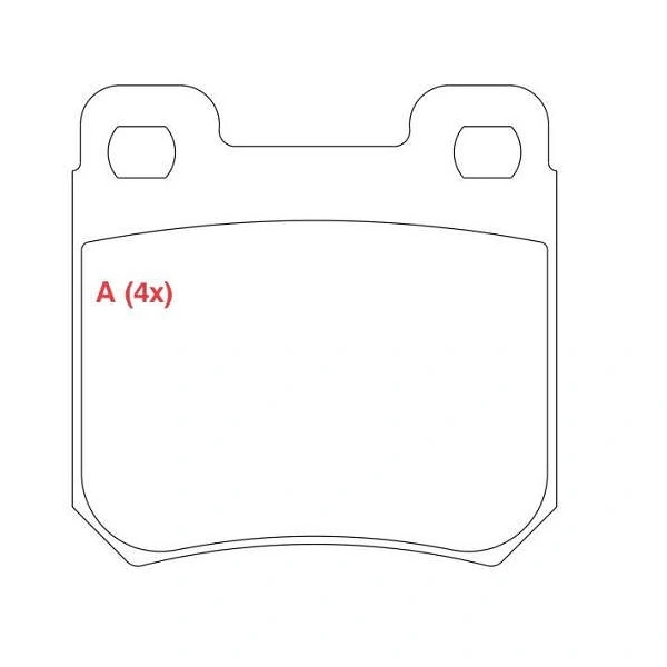 Pastilha de Freio Traseira - WILLTEC PW38