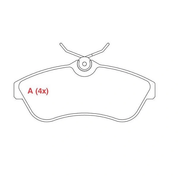 Pastilha de Freio Dianteira CITROEN C3 - WILLTEC PW508