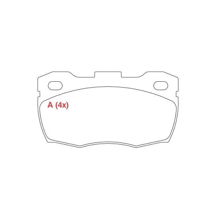 Pastilha de Freio Dianteira LAND ROVER DEFENDER - WILLTEC PW587