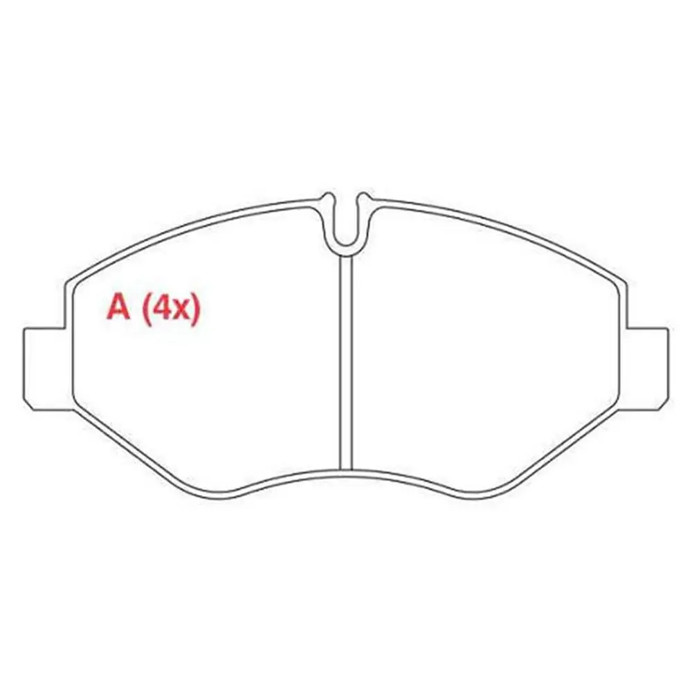 Pastilha de Freio Dianteira sem Sensor - WILLTEC PW739
