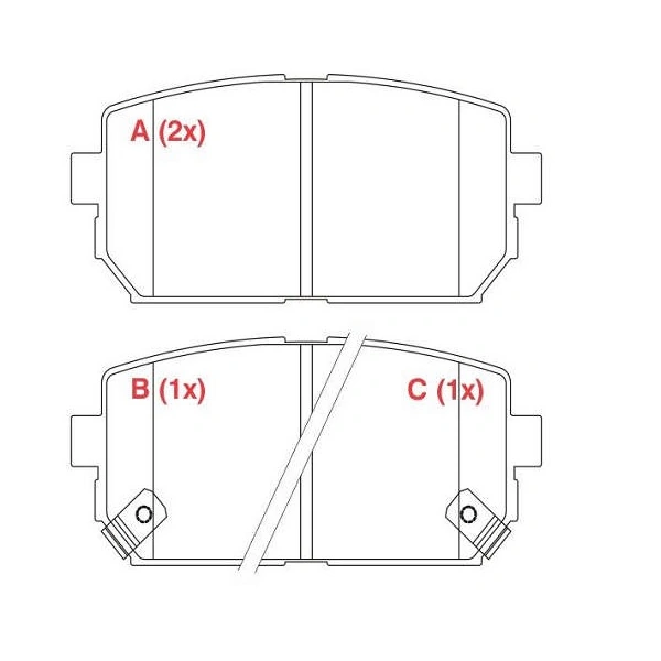 Pastilha de Freio Traseira KIA MOTORS CARENS/SORENTO - WILLTEC PW741