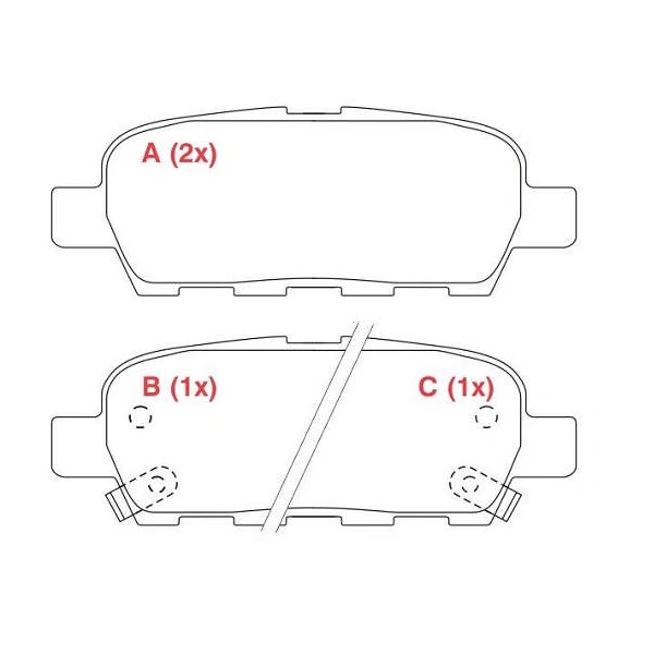 Pastilha de Freio Traseira - WILLTEC PW795