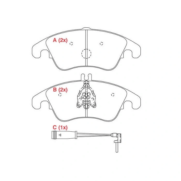 Pastilha de Freio Dianteira - WILLTEC PW814