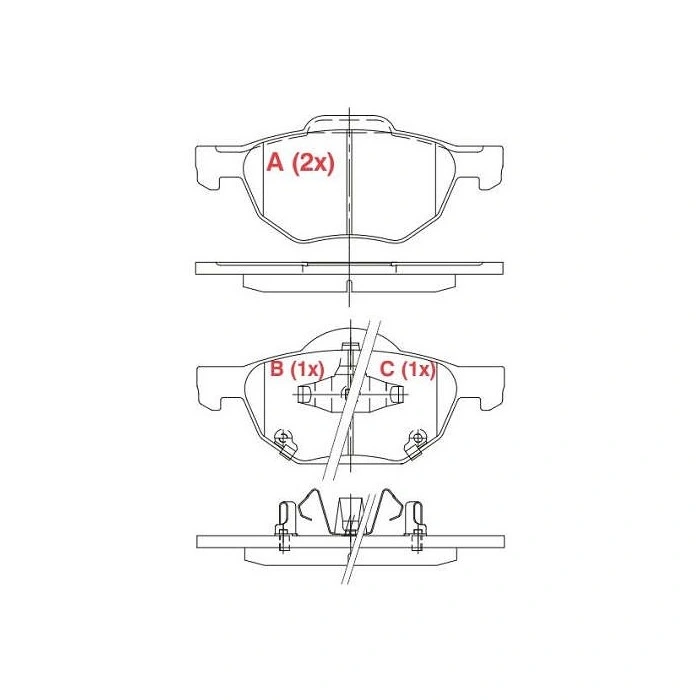 Pastilha de Freio Dianteira HONDA ACCORD - WILLTEC PW944