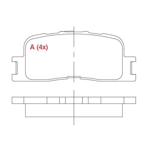 Pastilha de Freio Traseira - WILLTEC PW904
