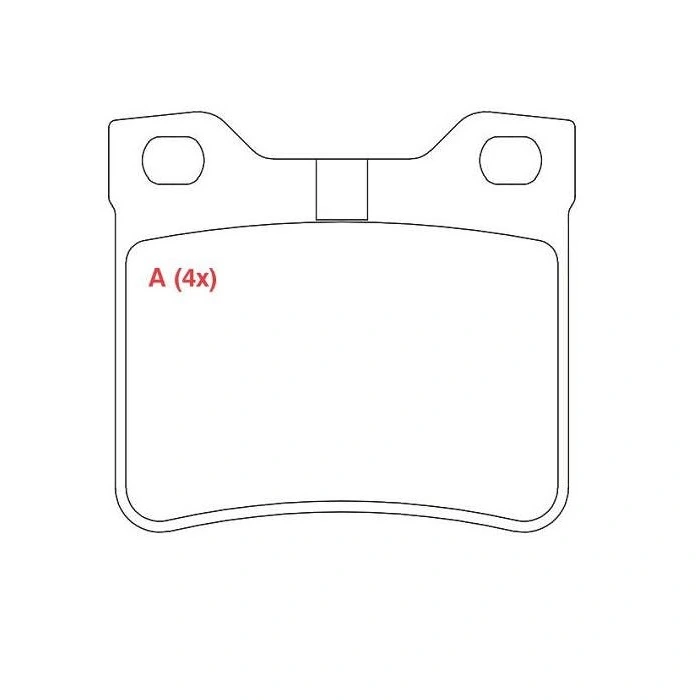 Pastilha de Freio Traseira PEUGEOT 406 Sistema Knorr - WILLTEC PW931