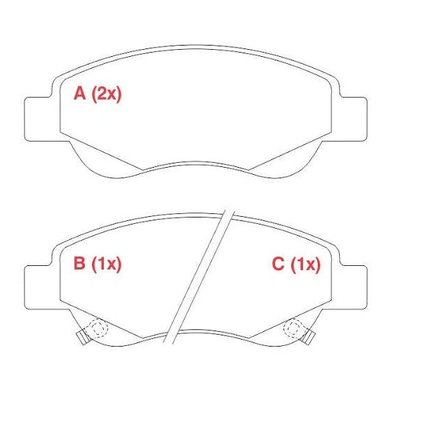Pastilha de Freio Dianteira JAC J2 - WILLTEC PW208