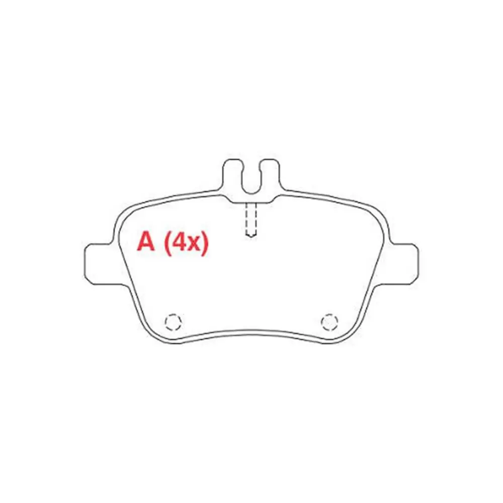 Pastilha de Freio Traseira - WILLTEC PW252