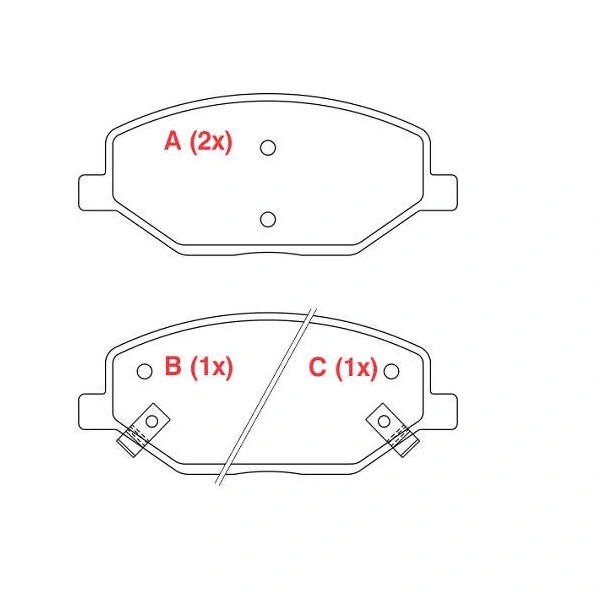 Pastilha de Freio Dianteira CHEVROLET - GM COBALT/SPIN - WILLTEC PW972