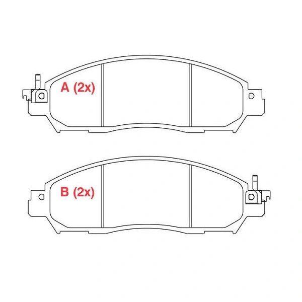 Pastilha de Freio Dianteira NISSAN FRONTIER - WILLTEC PW973