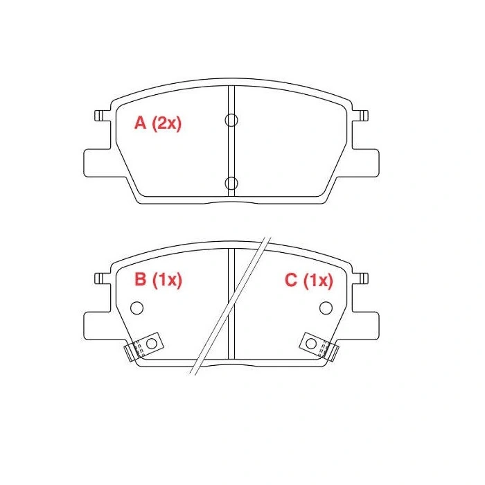 Pastilha de Freio Dianteira CHEVROLET - GM EQUINOX - WILLTEC PW989
