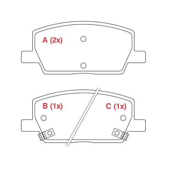 Pastilha de Freio Dianteira CHEVROLET - GM TRACKER - WILLTEC PW998