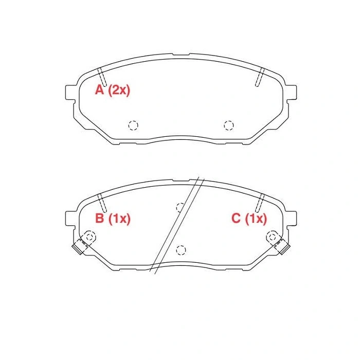 Pastilha de Freio Dianteira KIA MOTORS SORENTO - WILLTEC PW974
