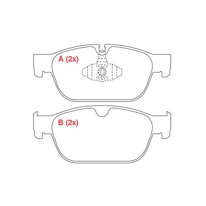 Pastilha de Freio Dianteira - WILLTEC PW1019