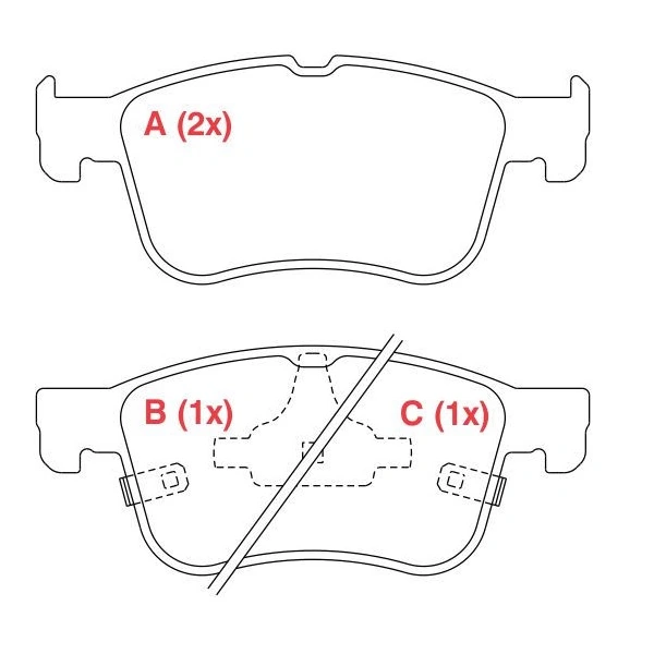 Pastilha de Freio Dianteira FORD BRONCO/MAVERICK - WILLTEC PW1073