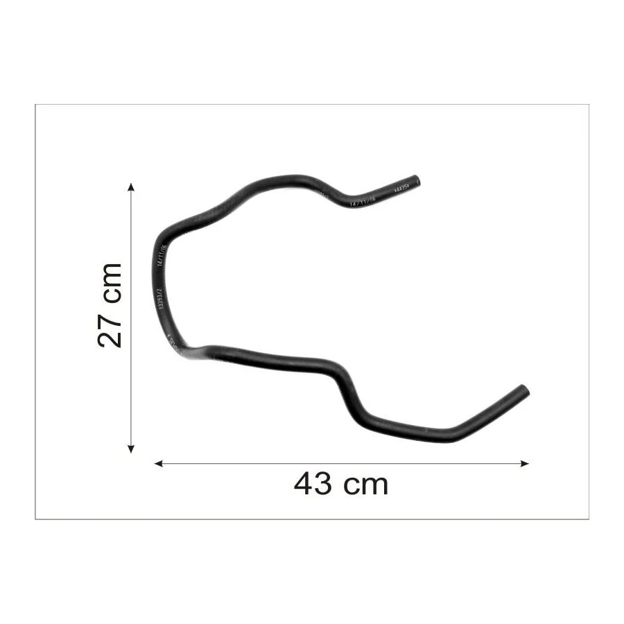 Mangueira do Reservatório do Radiador ao Radiador FORD COURIER/FIESTA - CAUPLAS 4435