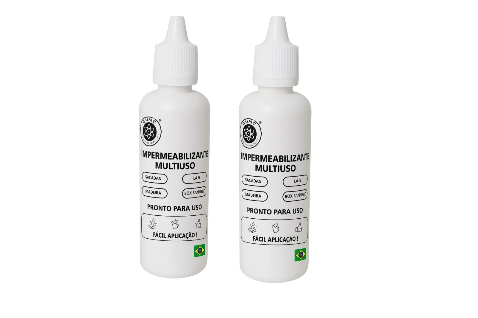 Kit 2 Impermeabilizante Cumc Selante Líquido Transparente 100ml