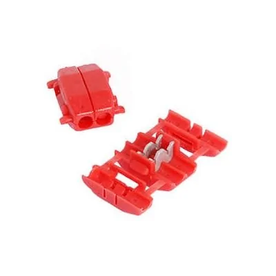 Conector Derivação 0.5 mm X 0.8 mm Vermelho - RAINHA DAS SETE ETE7512VM