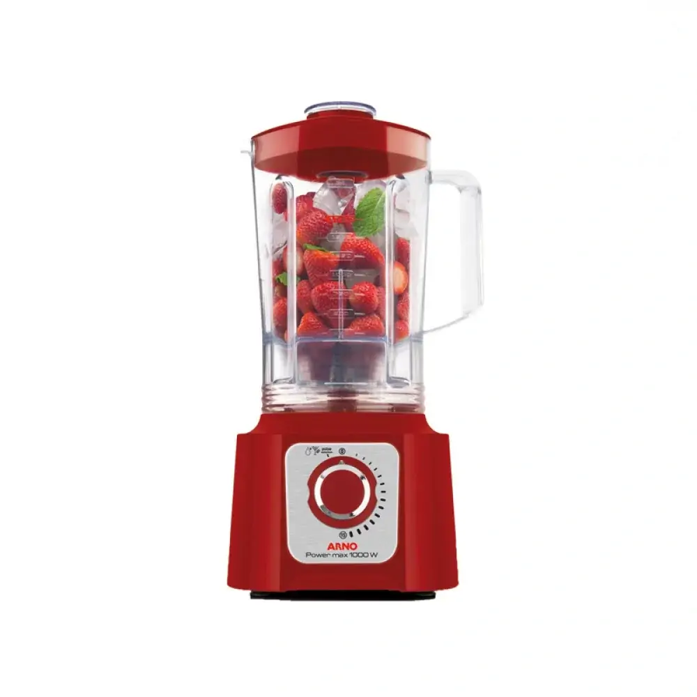 Liquidificador Arno Power Max 3,1L Vermelho 1000W - 110V