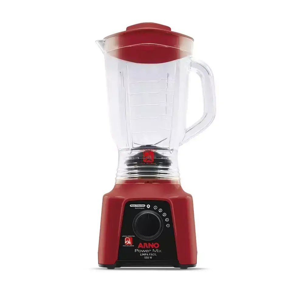 Liquidificador Arno Power Mix Limpa Fácil Lq30 - Vermelho - 110V
