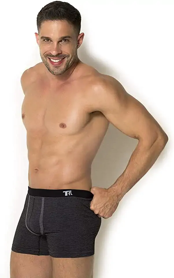 Cueca Boxer Risca De Giz Med0008