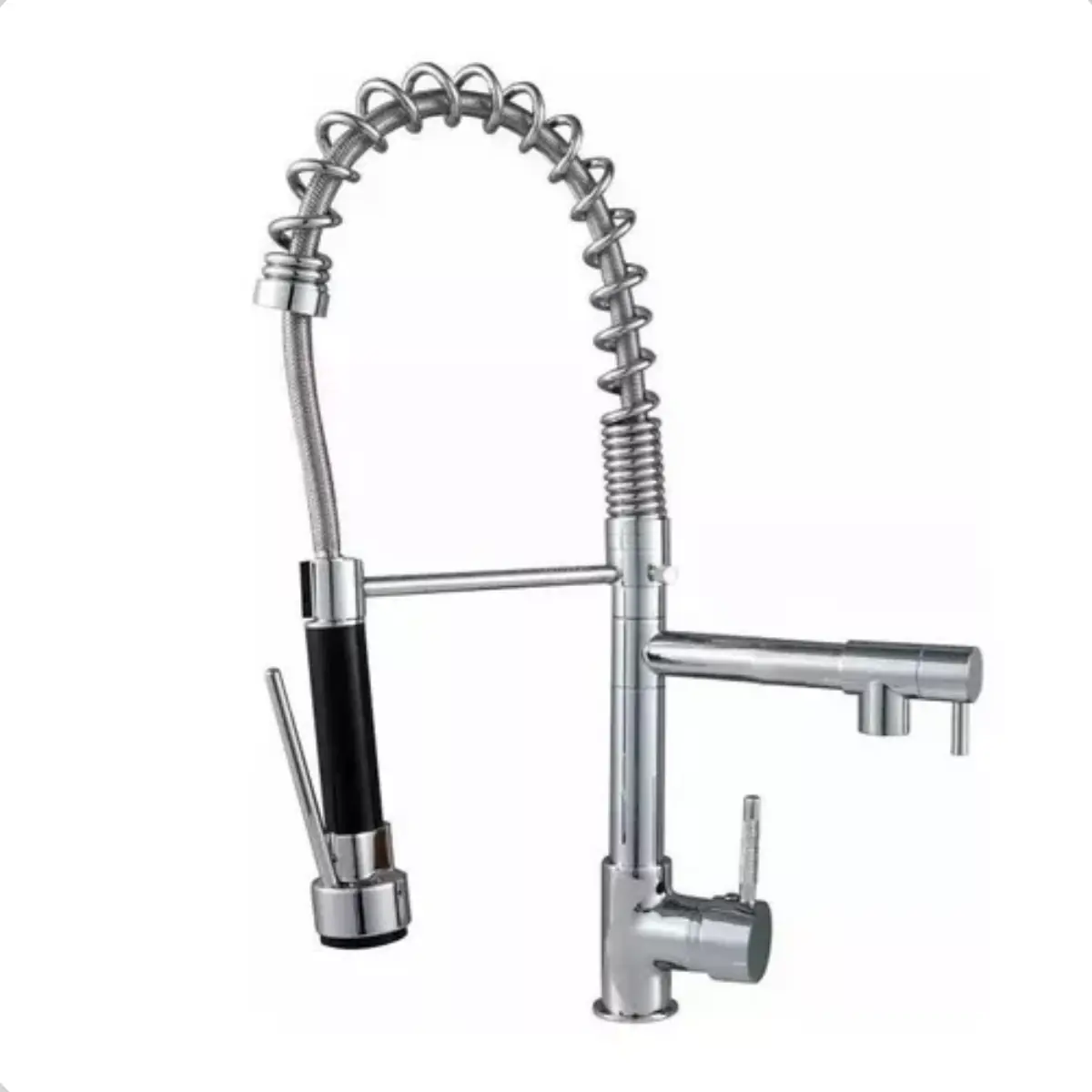 Torneira Gourmet 50cm Com Misturador Monocomando Cromada De Bancada