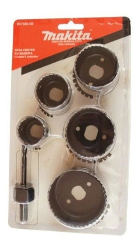 Jogo De Serra Copo De Aço Carbono C- 6 Peças 7889-0b