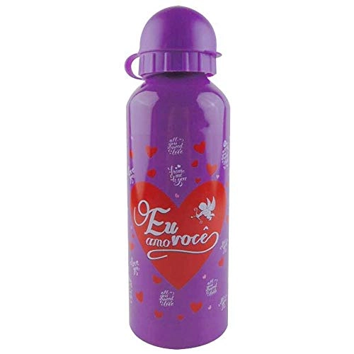 Garrafa Alum Squeeze Frases Amor 500 Ml