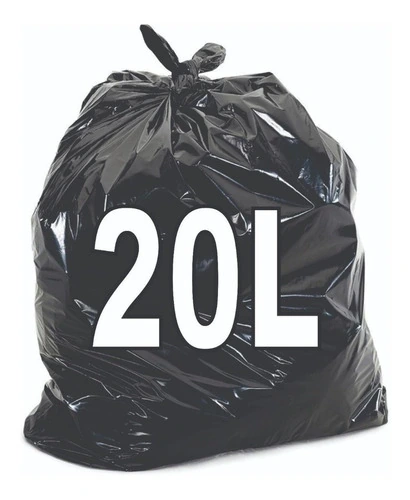 Saco De Lixo 20 Litros Resistente 100un