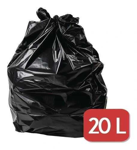 Saco De Lixo 20l Litros Preto Resistente 100un