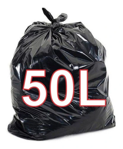 Saco De Lixo 50 Litros Super Reforçado Industrial 50un