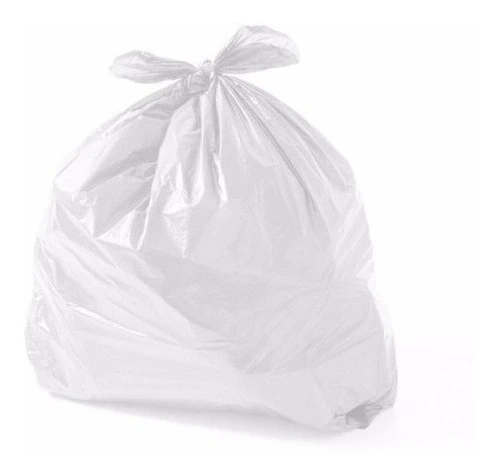 Saco De Lixo 60 Litros Branco Comum 100 Unidades