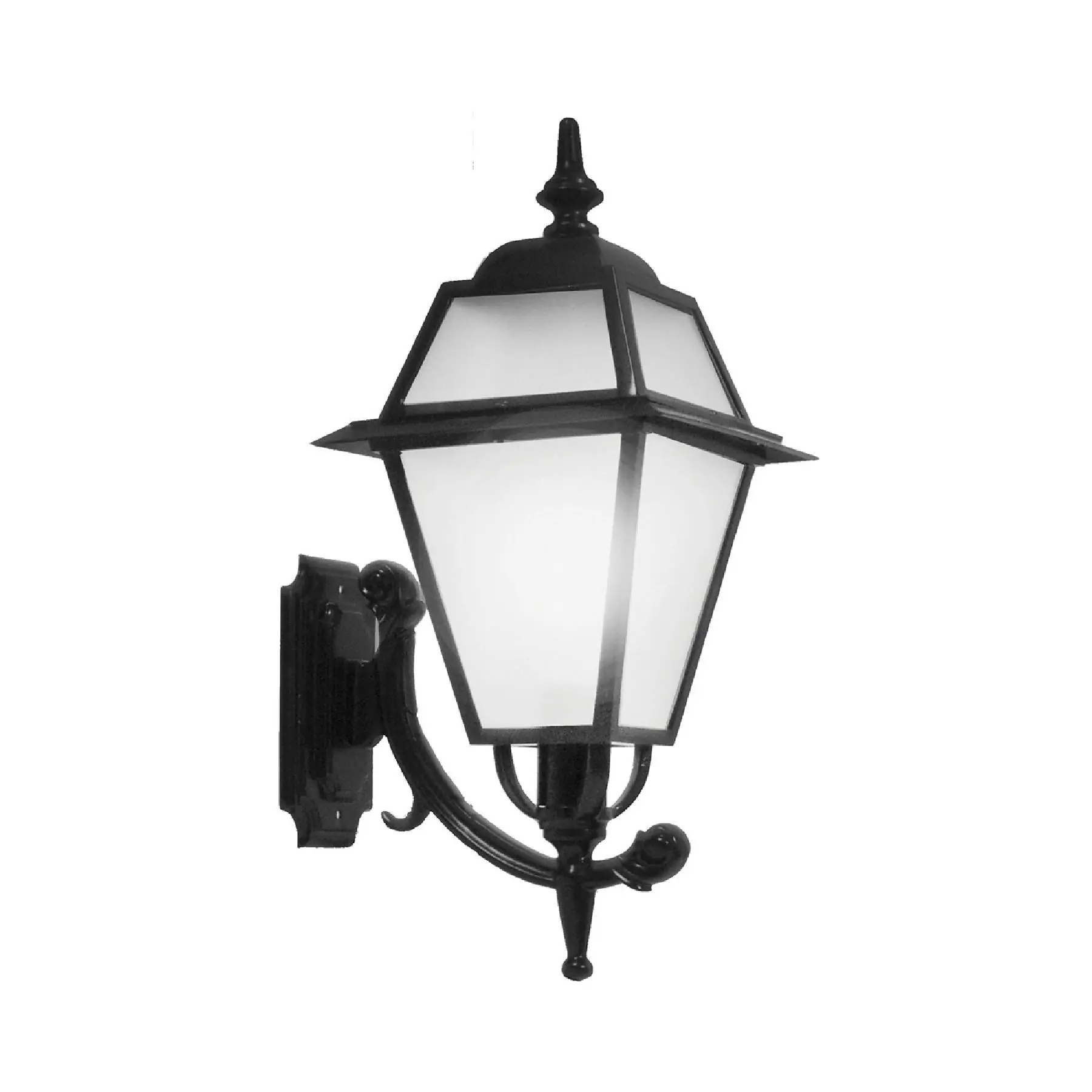 Arandela de Parede Externa IP63 Portalluz Preta Bivolt