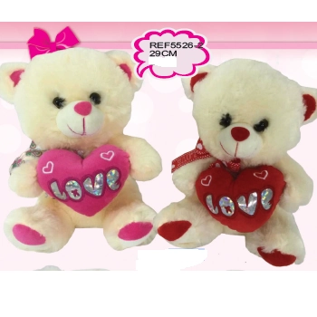 Bicho De Pelucia Urso Love 29cm Ebf