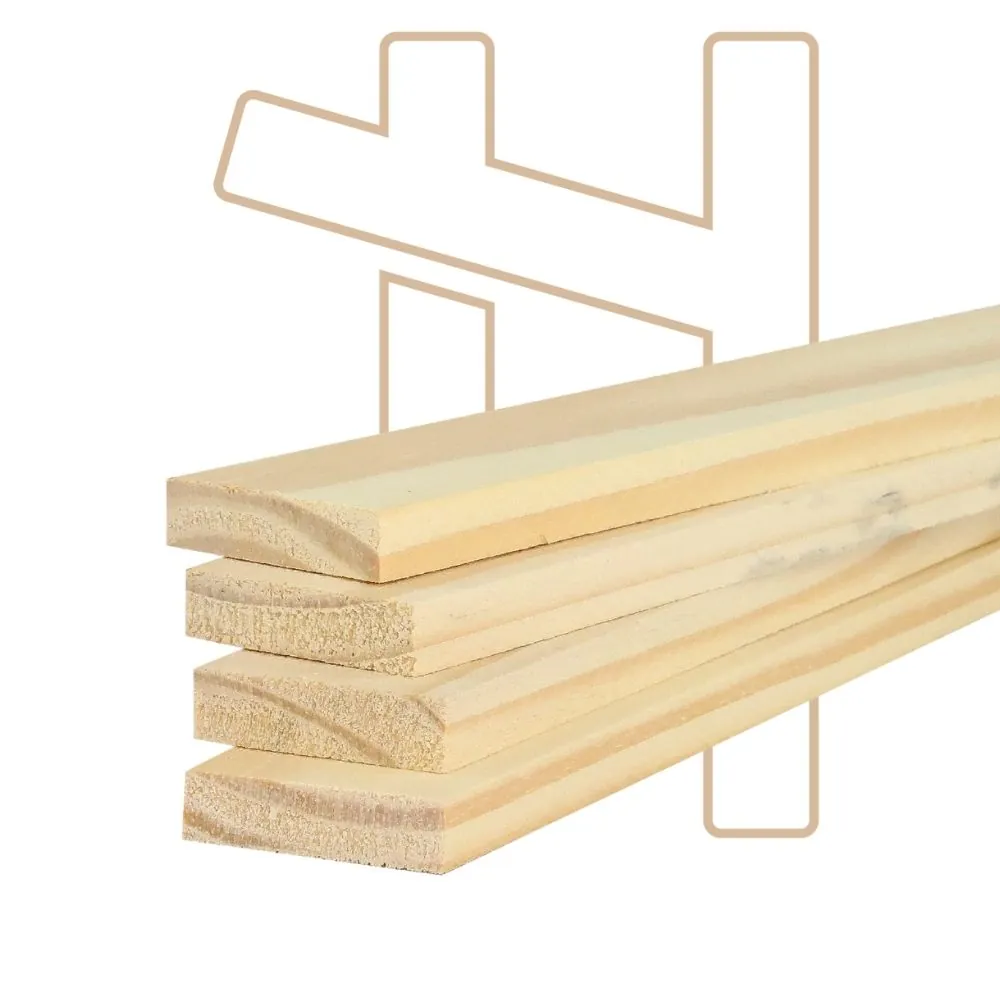 40 Ripas De Pinus 4x1cm - 70cm De Comprimento