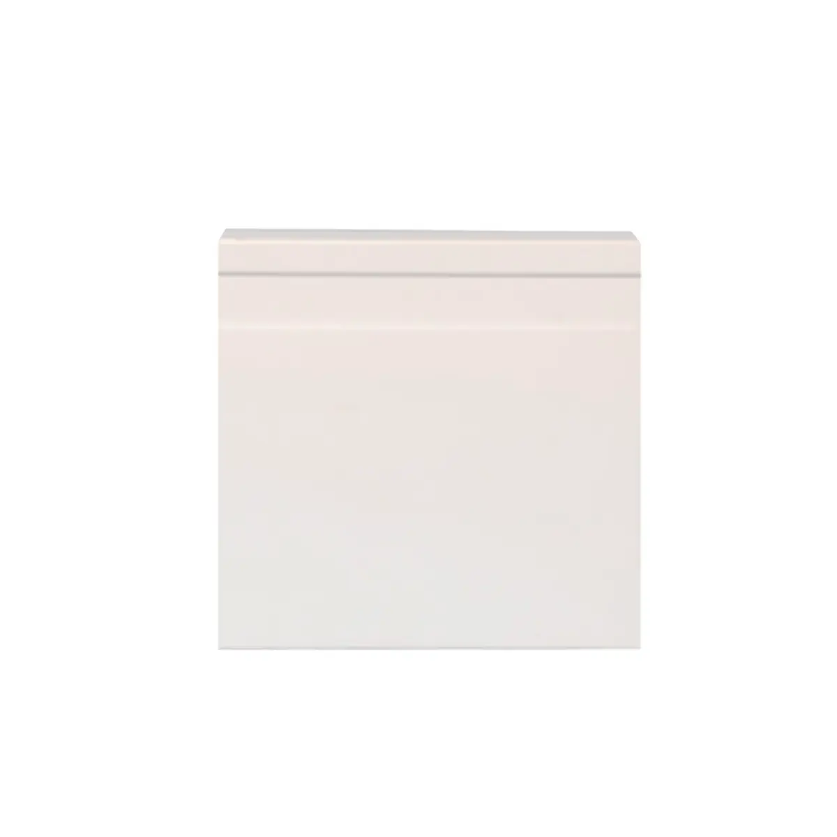 Rodapé De Poliestireno 15cm Frisado Sobrepor