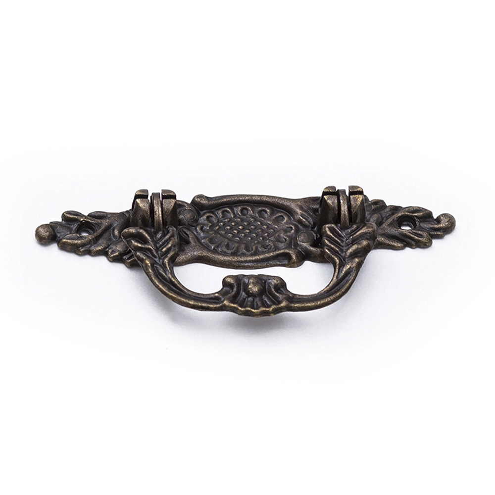 Puxador Colonial - Bronze - Cristaleira Móveis Antigos 4 Pcs