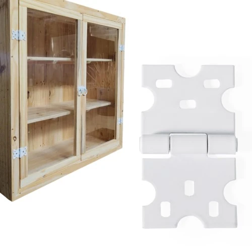 Kit Com 10 Dobradiças Mexicana - Branco