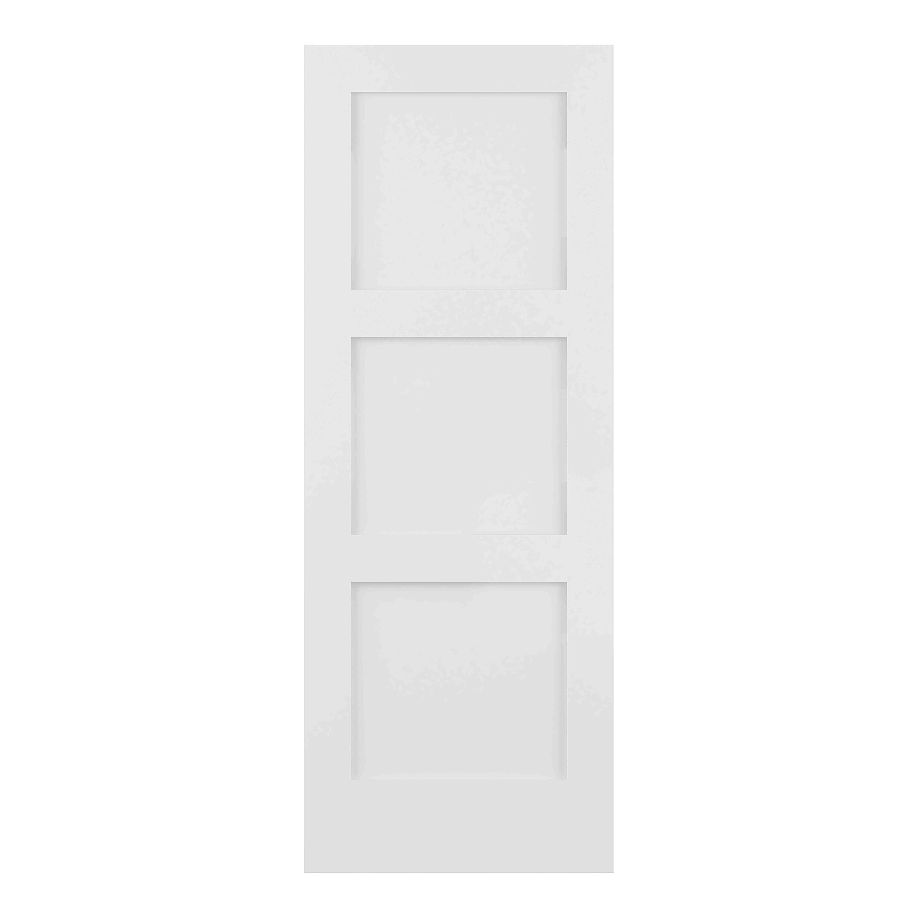 Folha de Porta Madeira de Giro ou Correr Direito|Esquerdo Branco 210x82cm Flat Frameport