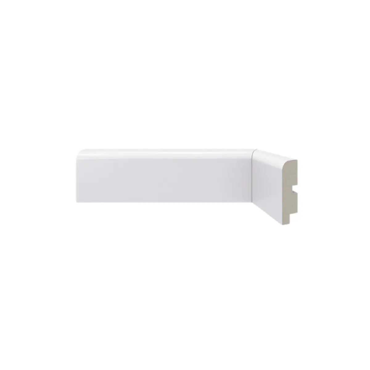 Rodape 7x1,5x240cm Poliestireno 446 Branco Santa Luzia