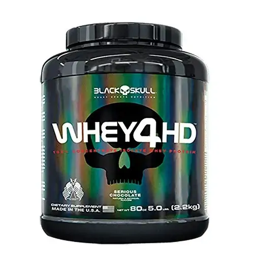 Whey 4hd 2.267g Chocolate 5lbs Black Skull