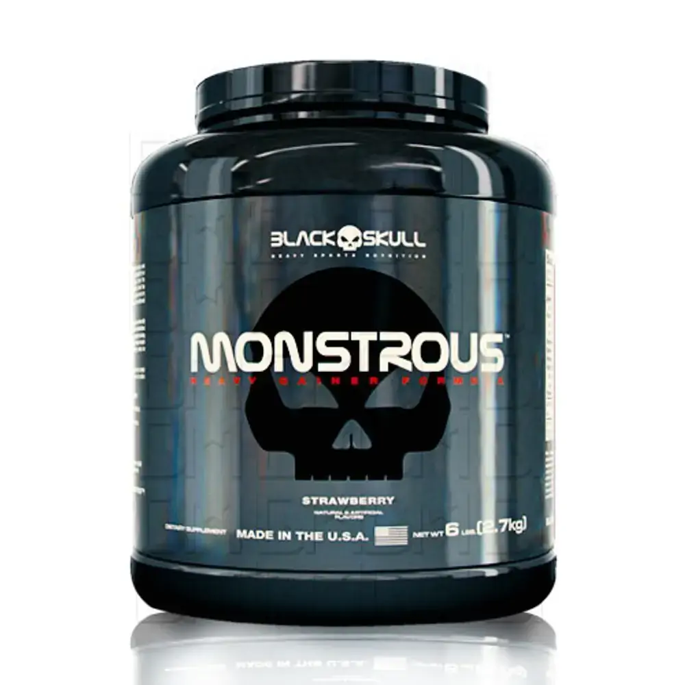 Monstrous 6lbs Black Skull