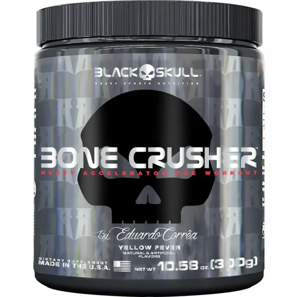 Black Skull Bone Crusher Yellow Fever 300g 30 .