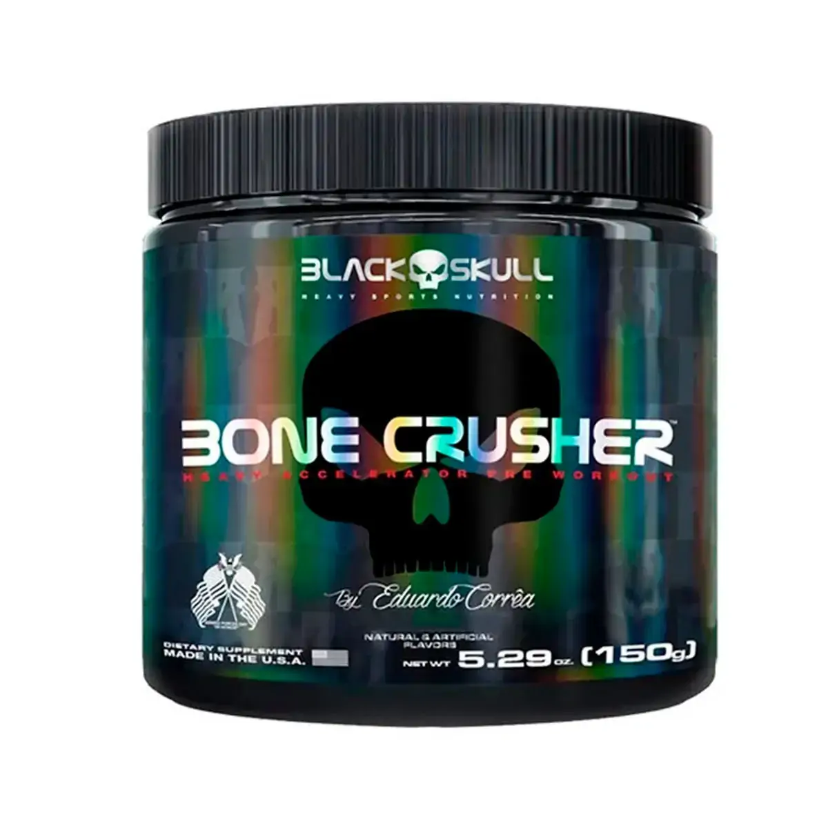 Pré Treino Bone Crusher Black Skull Limão
